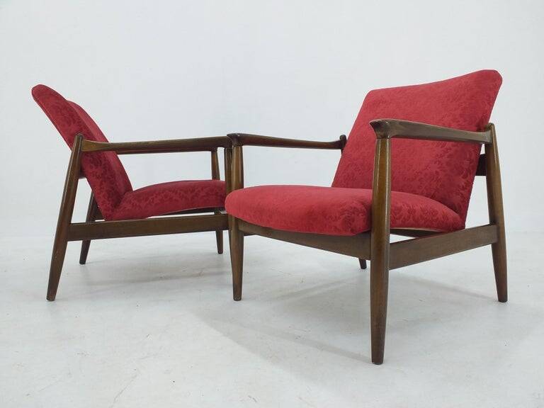Pair of Midcentury Armchairs, Edmund Homa, 1960s