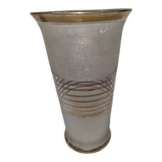 Art deco vase, granite glass