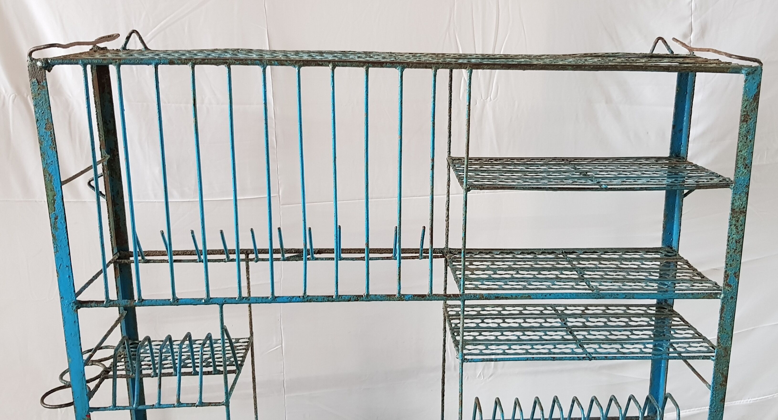 Metal croat with its original blue patina