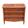 Commode vintage Louis XV en bois imitation des années 80
