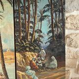 Pair of orientalist paintings signed Hager 1925