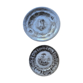 2 assiettes orientalistes XIXe siècle