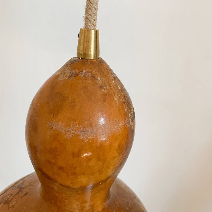 Calabash plant lamp