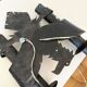 Pair of Brutalist Wrought Iron Eagle Wall Sconces