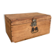 Antique solid pine chest - 41 x 25 x 20