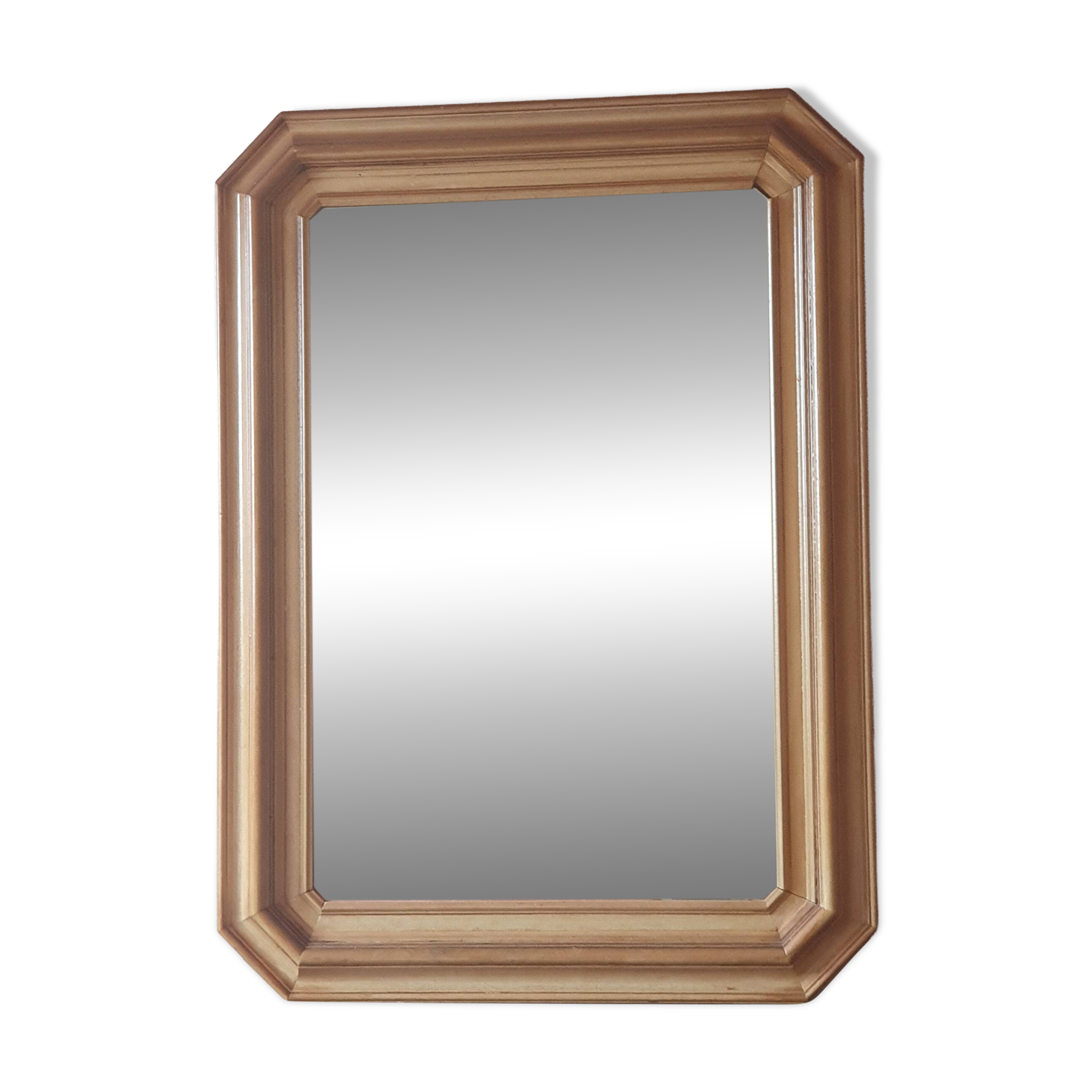 Wall mirror wooden frame 76 cm/56.5 cm