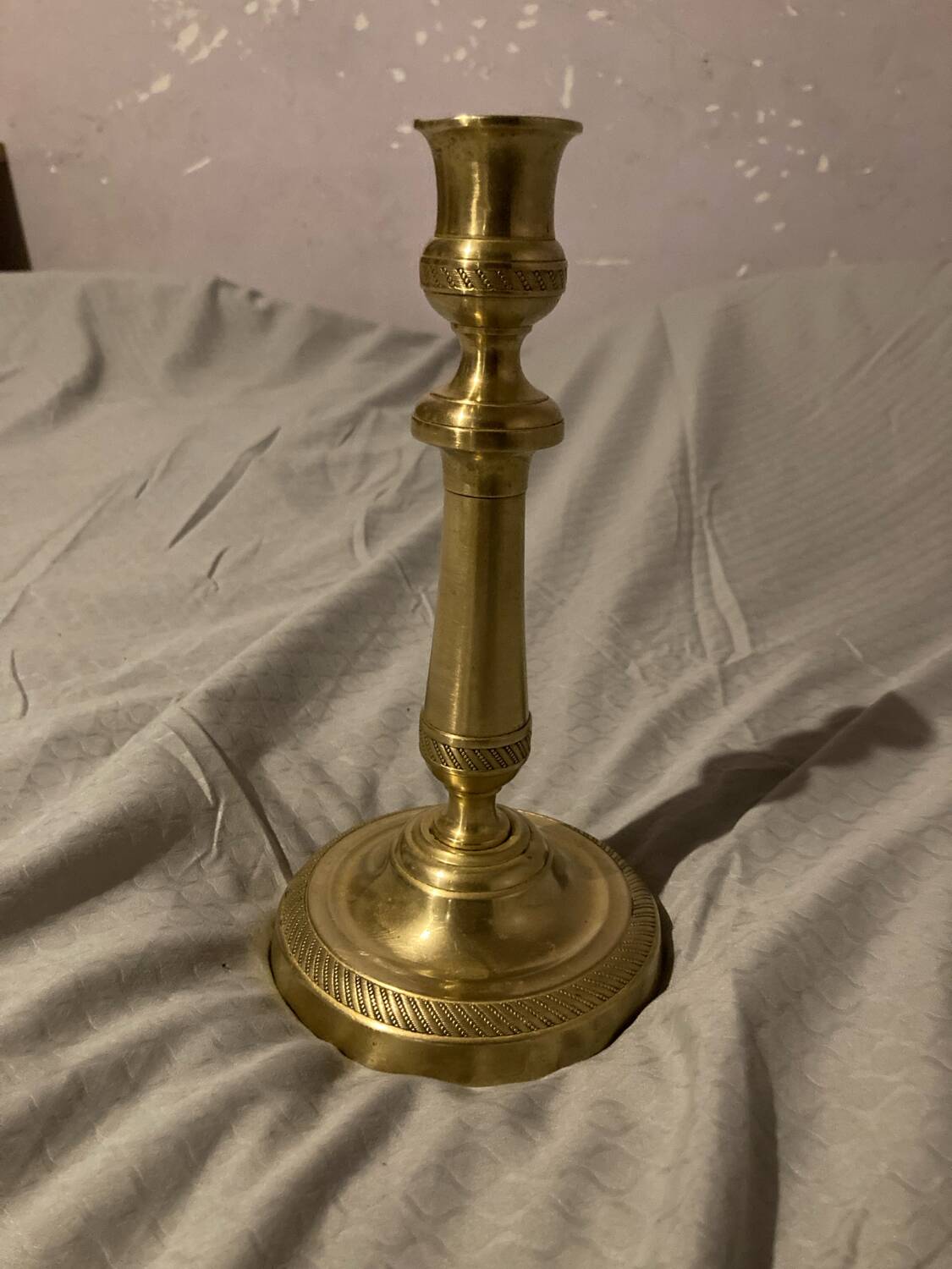 Brass candle holder