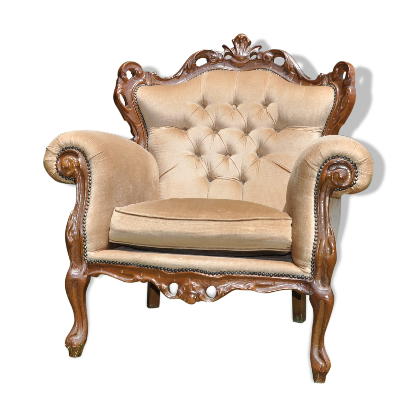 Big baroque armchair