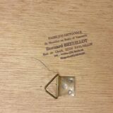 Large oval mirror rattan 37x70cm