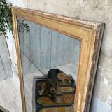 Golden rectangular mirror - 171x127cm