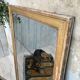 Golden rectangular mirror - 171x127cm