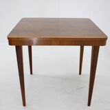 1940s Jindrich Halabala Extendable Dining Table in Walnut, Czechoslovakia