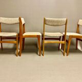 Set table and chairs Scandinavian design 1950.