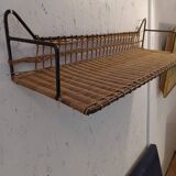 Etagere murale en rotin, Raoul Guys