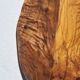 Plat brutaliste en bois d'olivier 1970