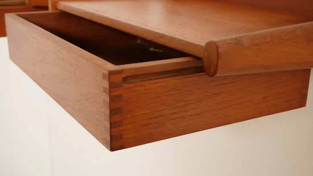 Set of Danish floating bedside tables | Teak | Vintage