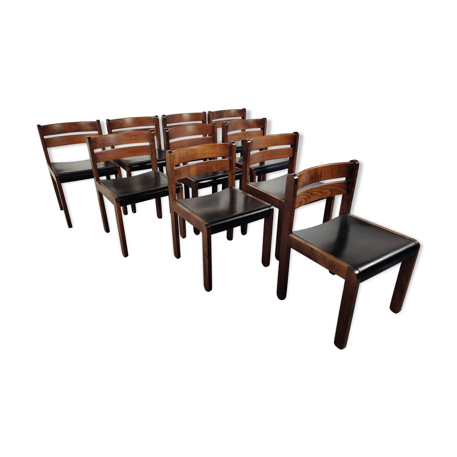 10 vintage chairs 70s/80s