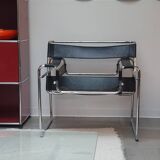 Wassily leather armchair by Marcel Breuer