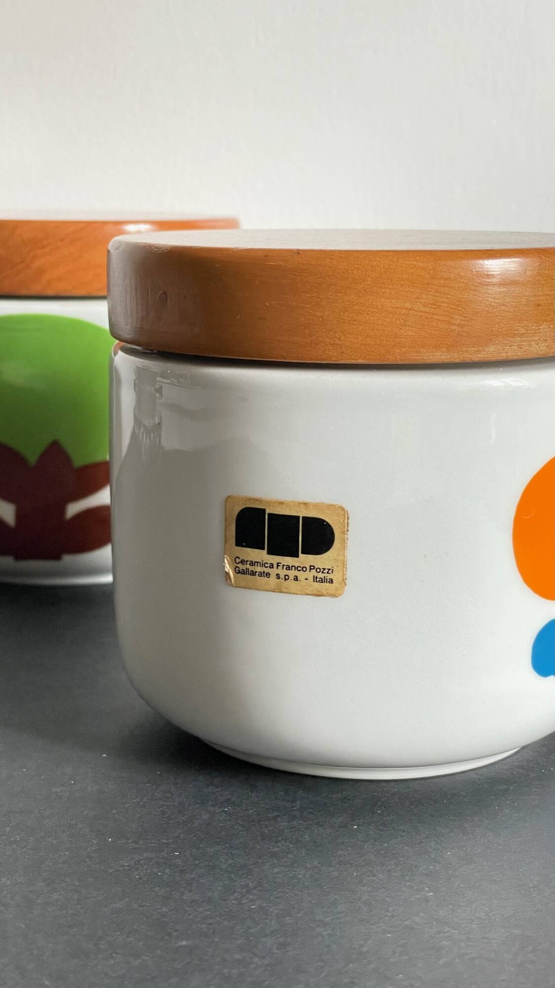 Jars franco pozzi - made in italy vintage