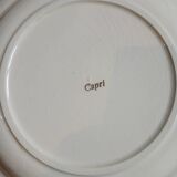 12 assiettes creuses anciennes "Capri "
