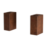 Pair of wall candleholders, 1970s