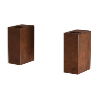 Pair of wall candleholders, 1970s