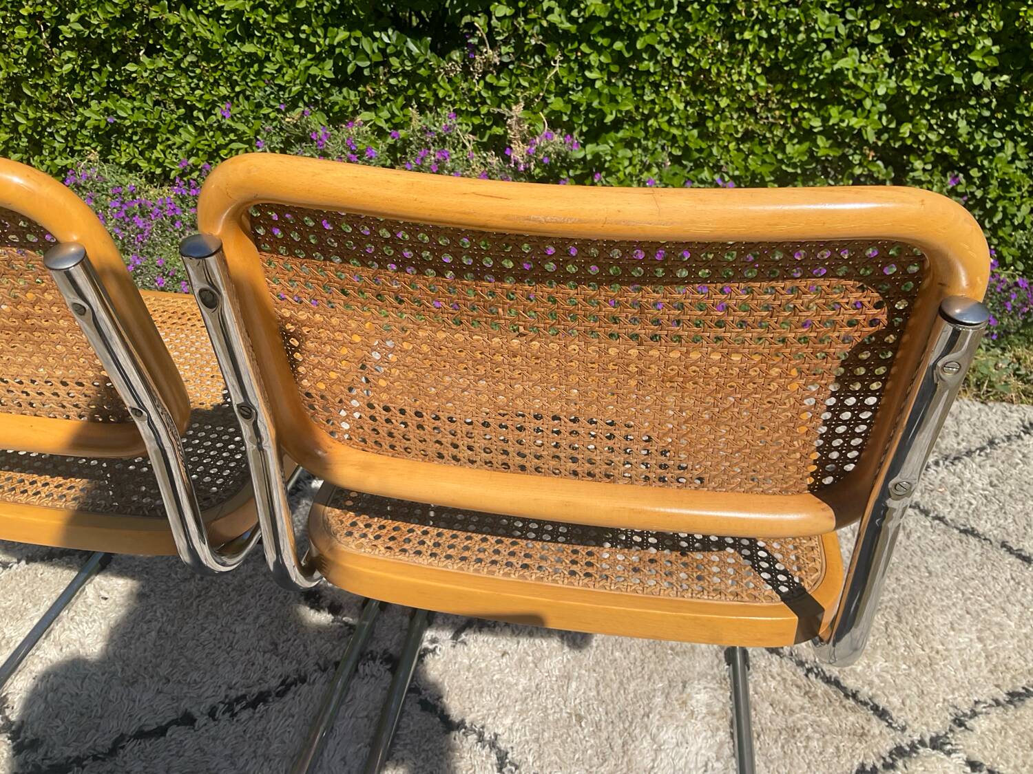 Paire de chaises Marcel Breuer Cesca B32