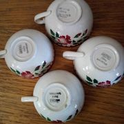 Tasses porcelaines Sarreguemines Epernay