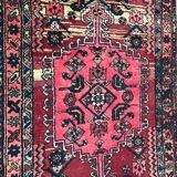 Carpet Persian hamadan's vintage hand 103 x 190 cm