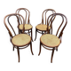 Suite de 4 chaises viennoise bistrot
