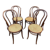 Suite de 4 chaises viennoise bistrot