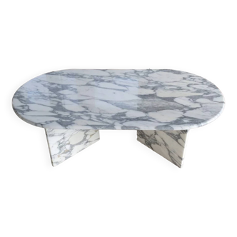 Arabescato rectangular coffee table