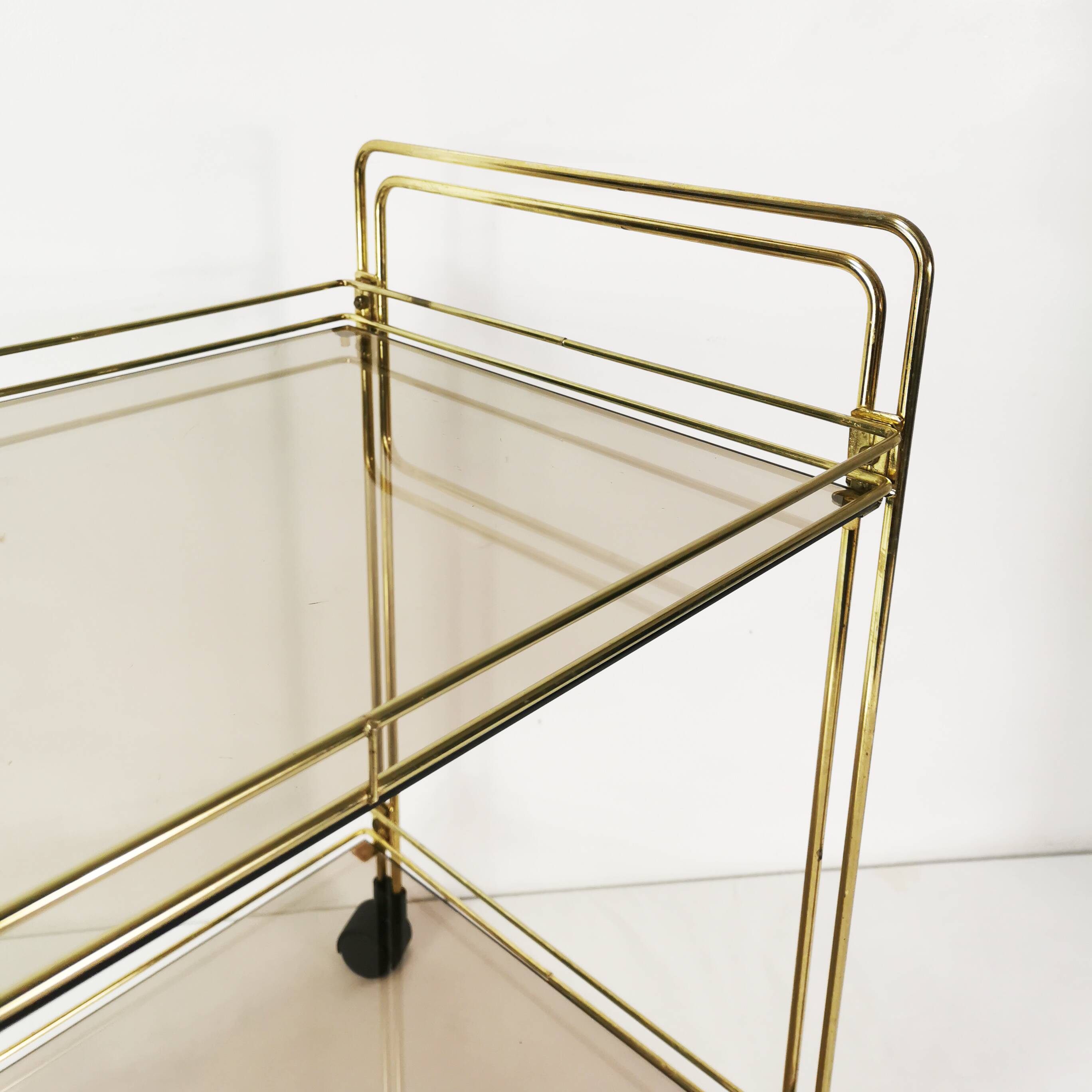 Minimalist mobile bar, Germany, 1970s.