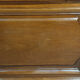bench footboard louis XIII Bourguignon in solid walnut