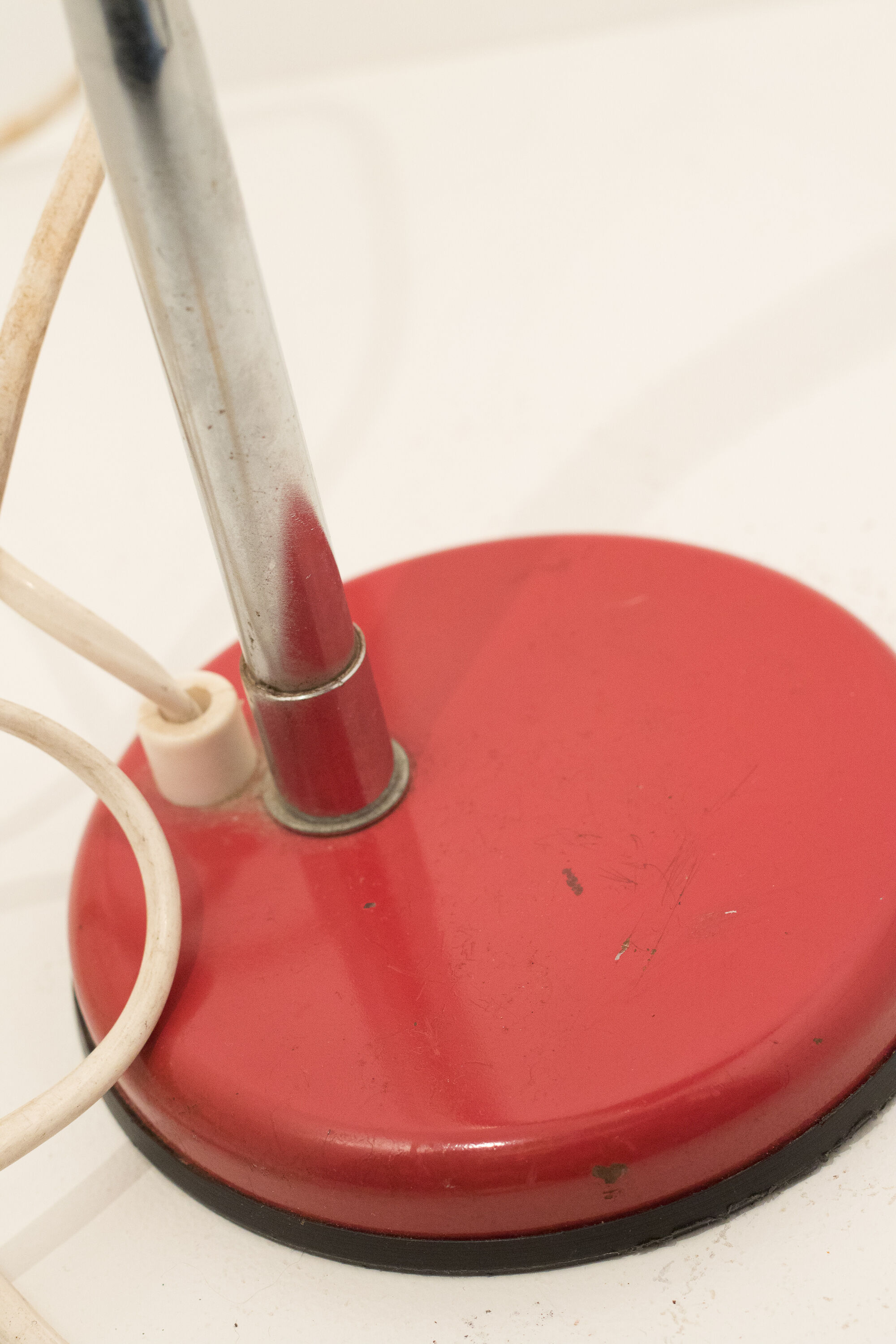 Red vintage lamp 60s "made in France"