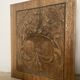 Carved wood panel, wall decoration