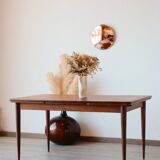 Vintage teak dining table – extendable Scandinavian design