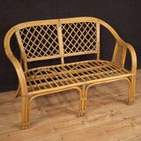 Italian wicker sofa from the 60s