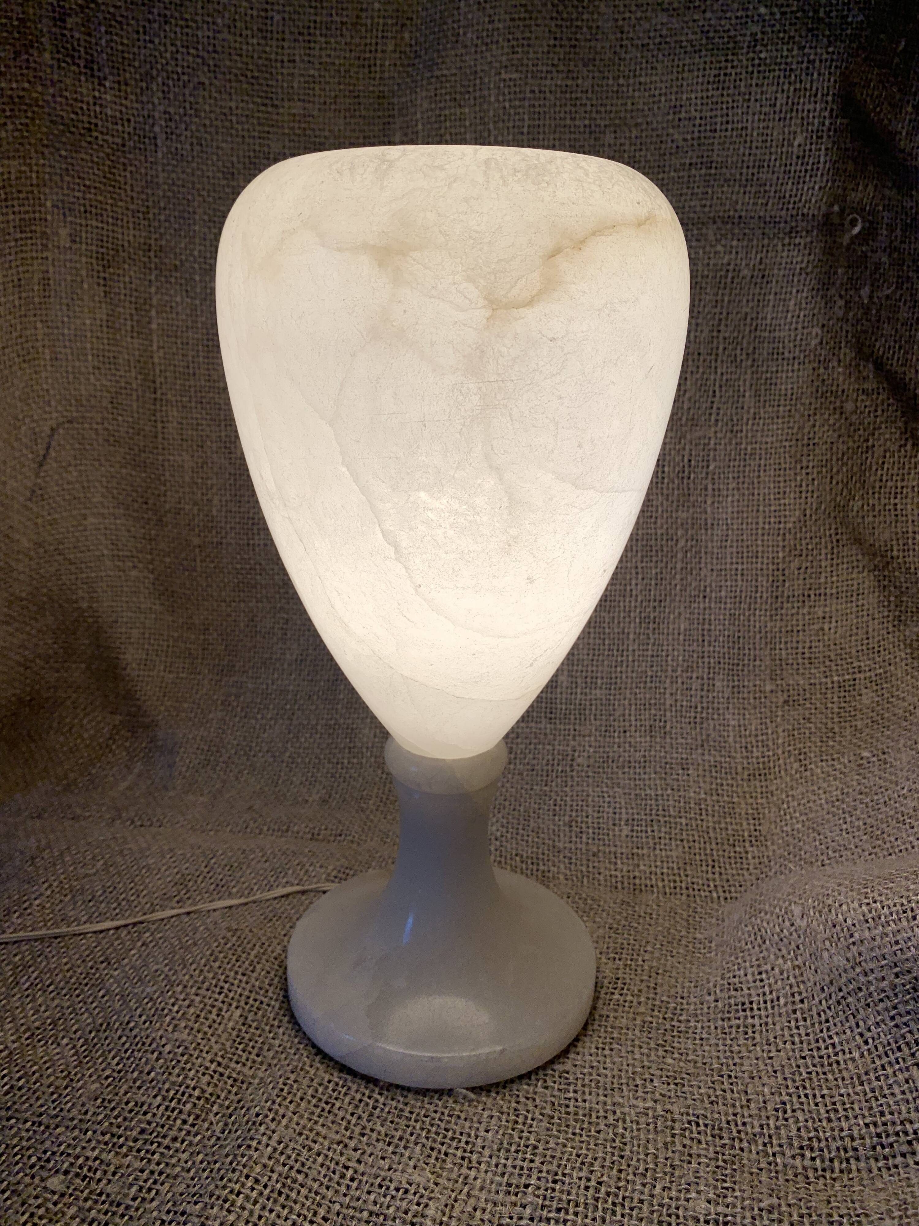 Alabaster lamp