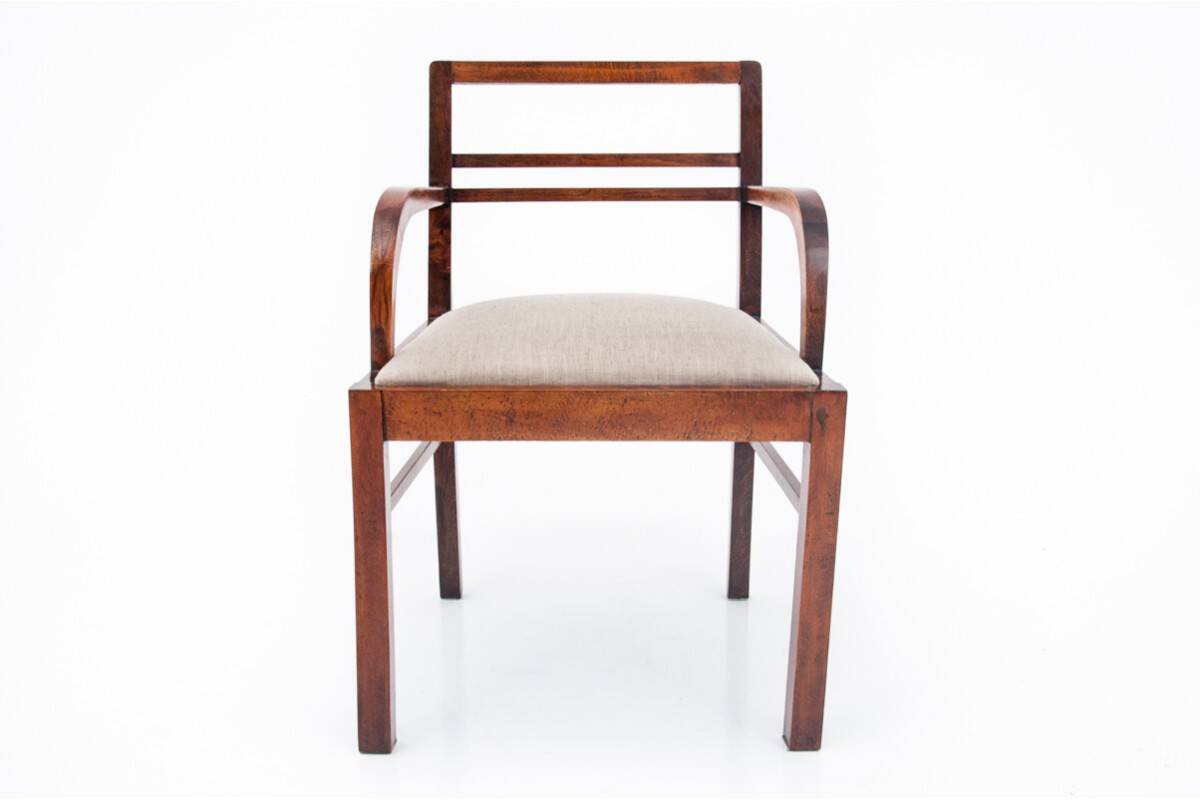 Art Deco armchair, Poland, 1930s. After renovation.