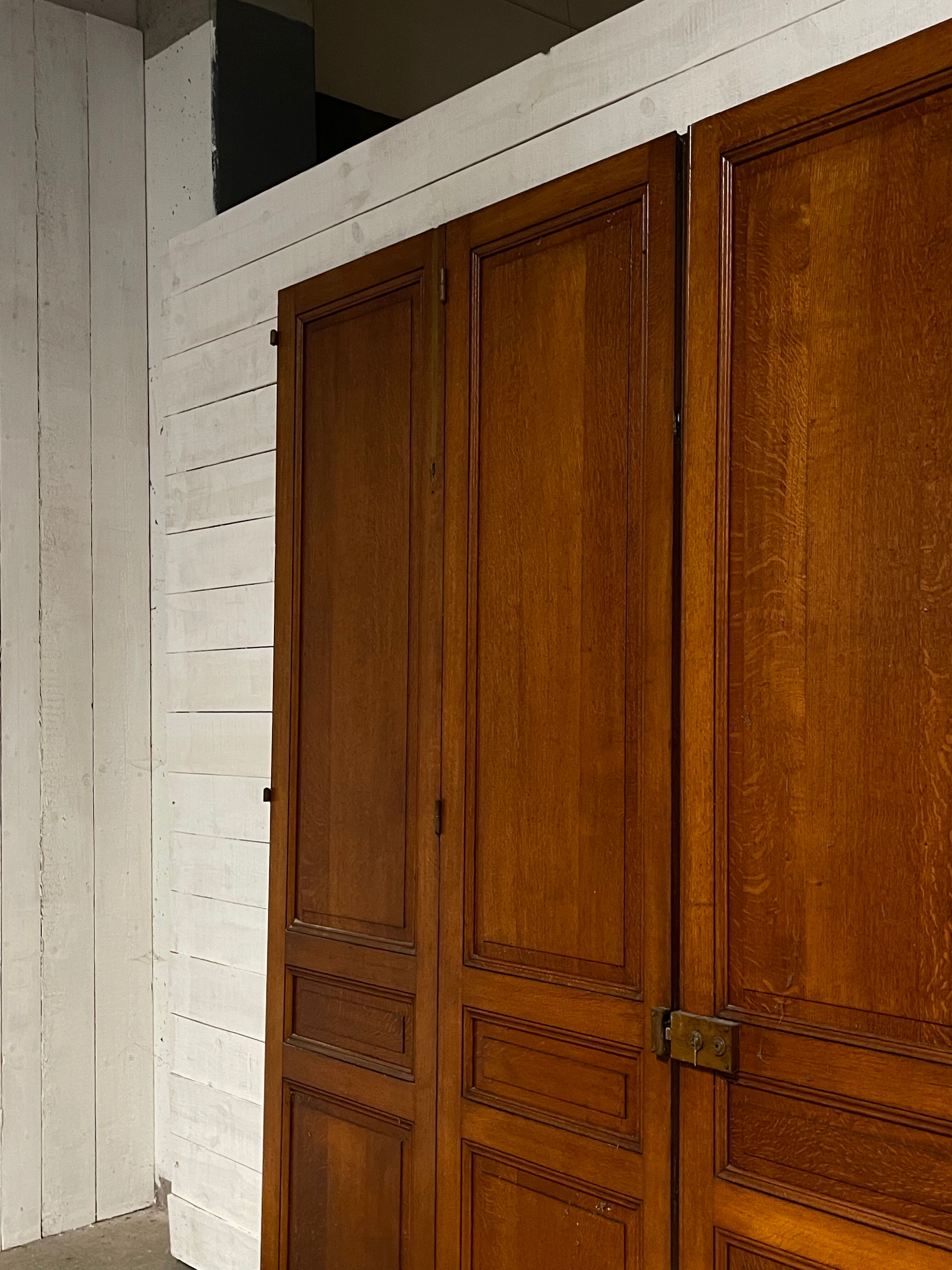Old oak doors