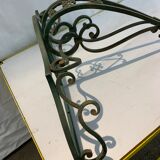 Forged iron wall console