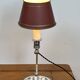 Silver-plated Quinquet lamp from the 19th century.