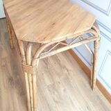 Vintage Rattan Table