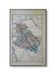 Carte de l'Yonne, imprimée en 1889. Vintage Authentique.