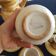 Coffee service 10 people Longchamp ceramic ceramic vintage cracked