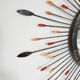 Metal sun mirror , 43 cm