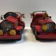 Collector toys duo of old miniature fire trucks 1930