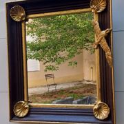 miroir création " reflets côte ouest " bordeaux et doré