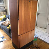 1970s teak veneered secretary